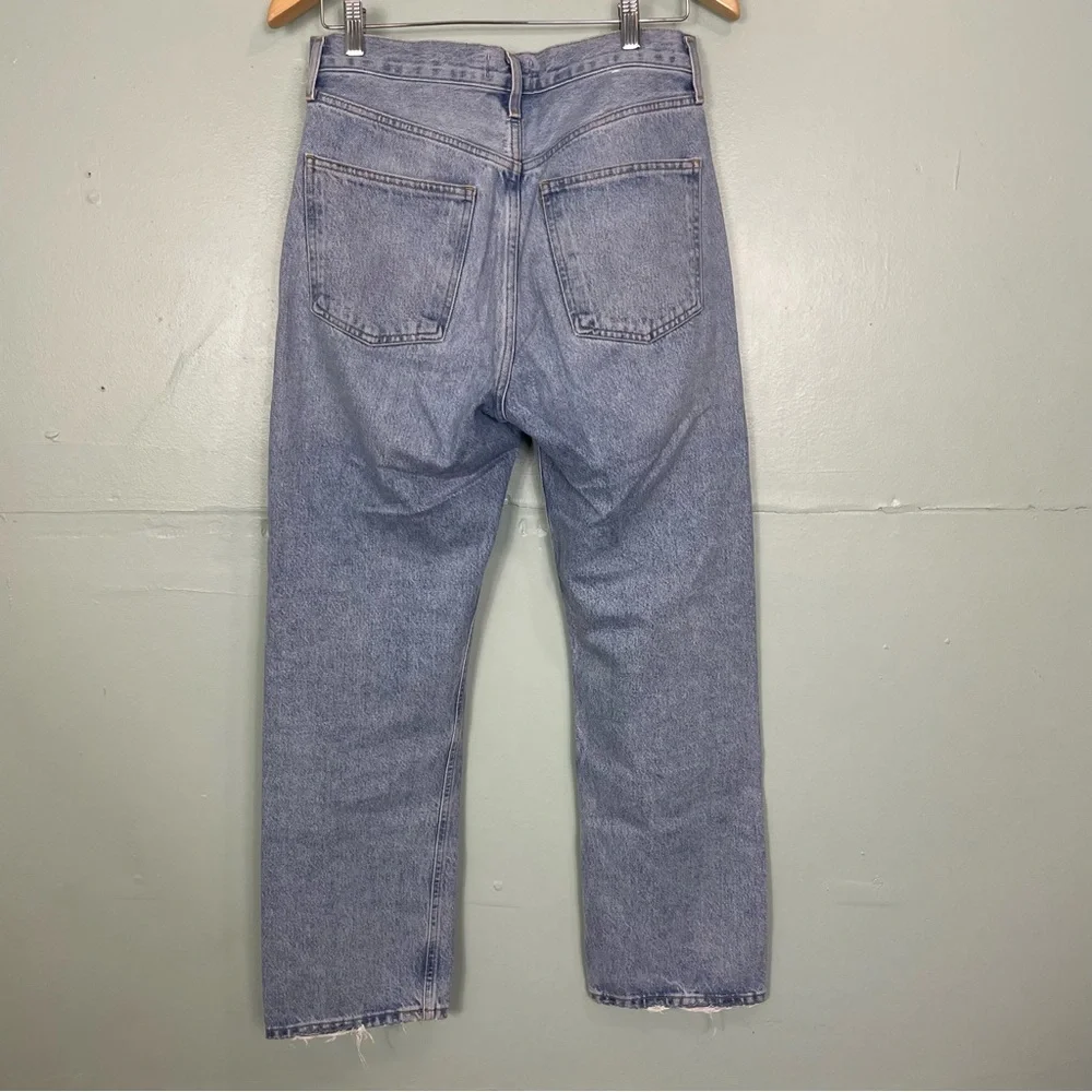 Agolde 90’s Jeans Straight Leg Blue Size 27 - Picture 7 of 11